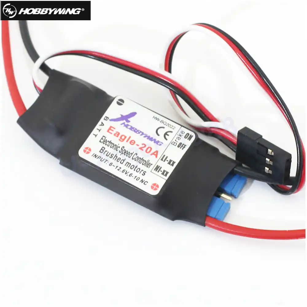 Hobbywing Eagle 20A ESC For Brushed Motor With 1A BEC For RC Airplane