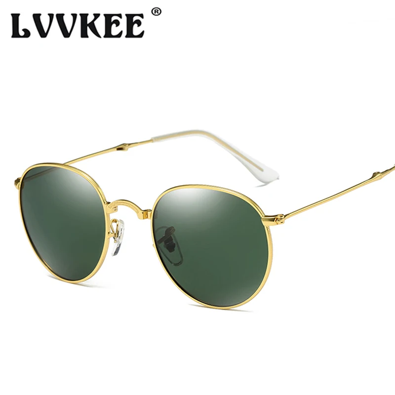 LVVKEE 2019 круглые складные солнцезащитные очки мужские и женские ретро