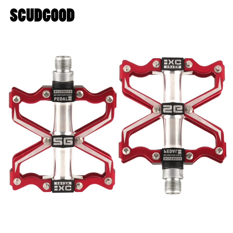 SCUDGOOD Bicycle Pedal Aluminum Alloy Mountain Bike Pedals Road Cycling