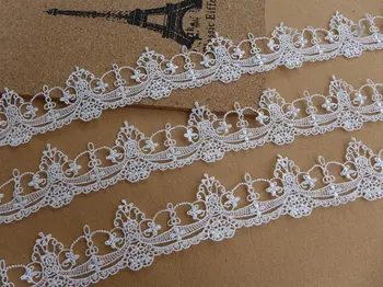 

Free Shipping-10yards/lot,5cm/1.96''Width,Delicate White Venise Lace, Antique Palace Lace Trim