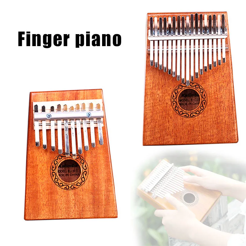 

2019 Newly Thumb Piano Wood Body Musical Instrument Portable for Beginners Music Lover MSD-ING