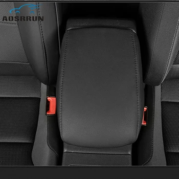 

PU leather Car Armrest Box Cover Car Accessories For VW Volkswagen Golf 7 MK7 2013 2014 2015 2016 2017 Car-styling