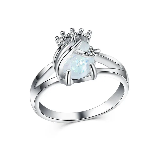 Fashion Lady Imitation Australian Gem Ring Cubic Zirconia Engagement Fashion Lady Imitation Australian Gem Ring Cubic Zirconia Engagement Wedding Band Rings For Women Men Whole