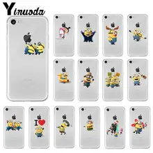 Yinuoda Cute esbirro Banana TPU suave funda de teléfono de alta calidad para el iPhone 8 De Apple 7 6 6S Plus X XS X MAX 5 5S SE XR cubierta