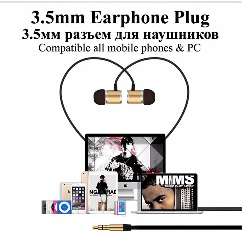 Проводные наушники для ПК 3 5 мм Hifi бас Музыка игры Спорт гарнитура samsung Xiaomi huawei