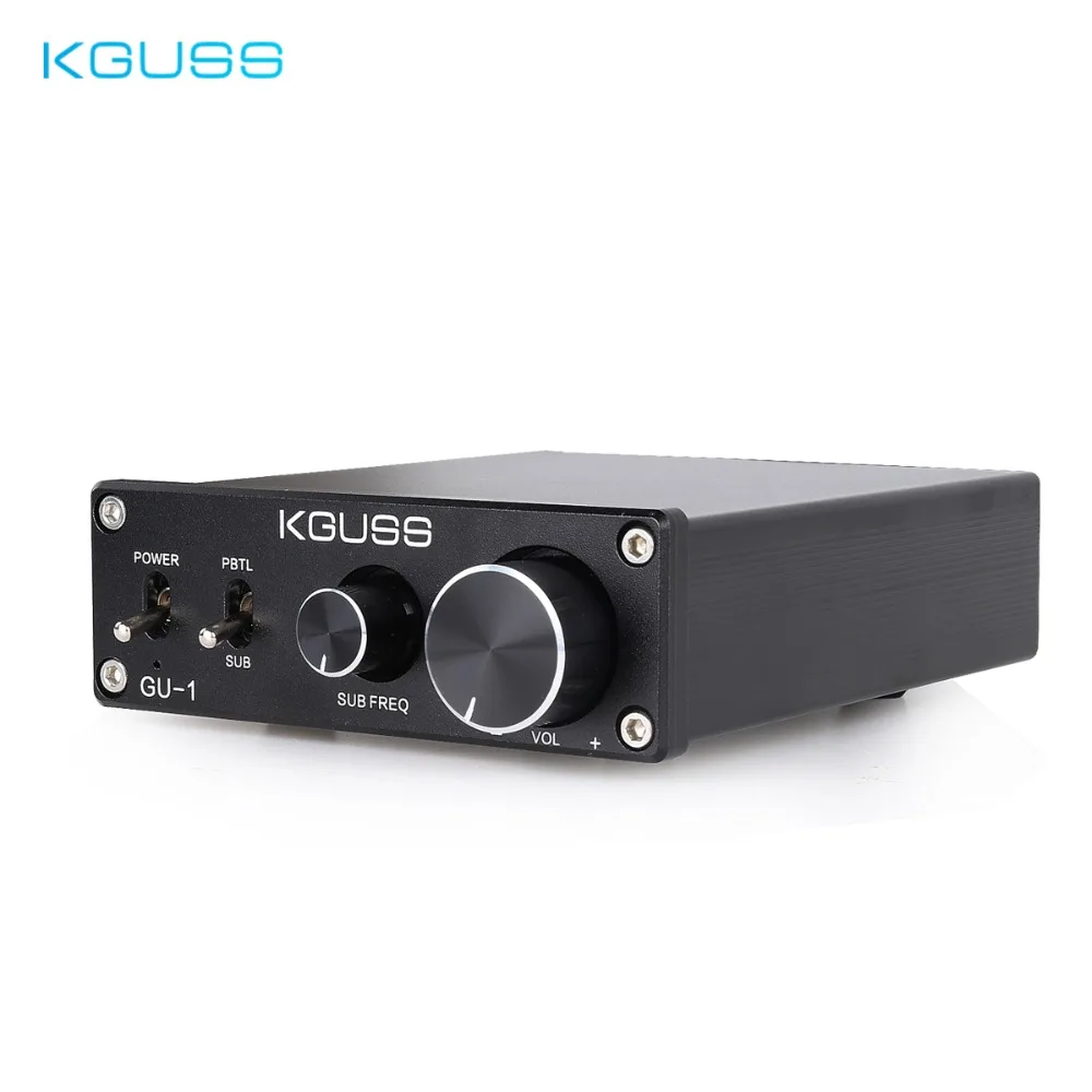 KGUSS GU-1 HiFi 100 Вт* 2 Полнодиапазонный моноцифровой усилитель чип TPA3116D2 NE5532P