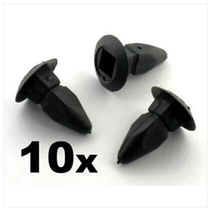 10x Screw Grommets Insert Expanding Nuts Lock Clips Fits into 8mm Square Hole