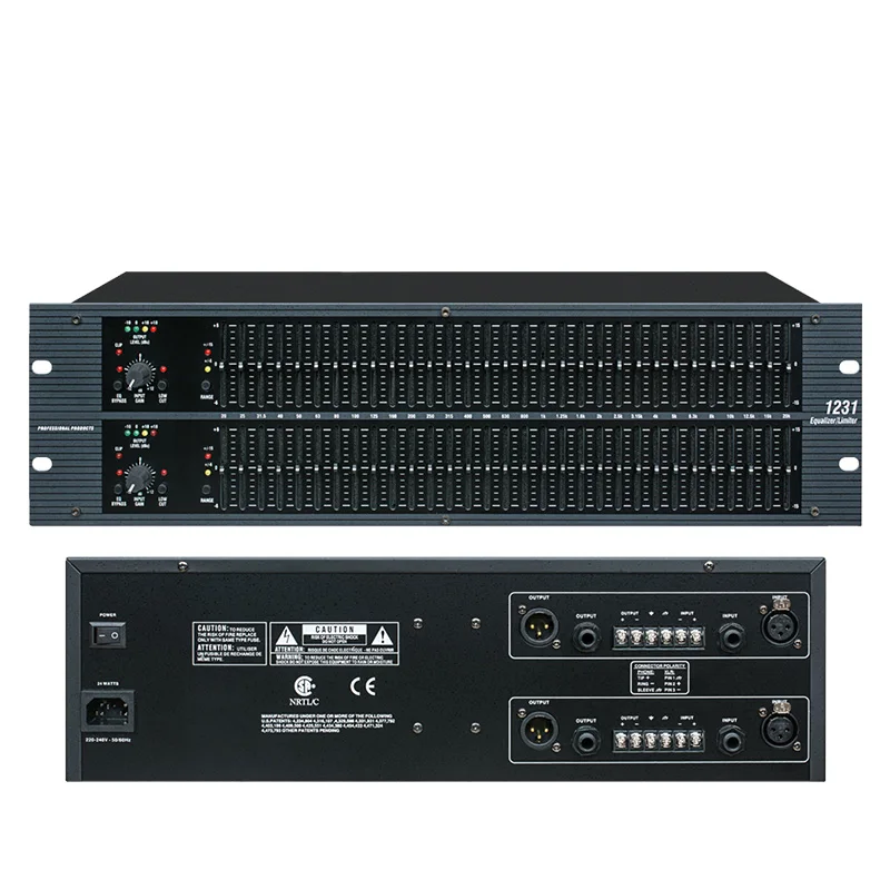 Audio processor 1231 electronic graphic equalizer