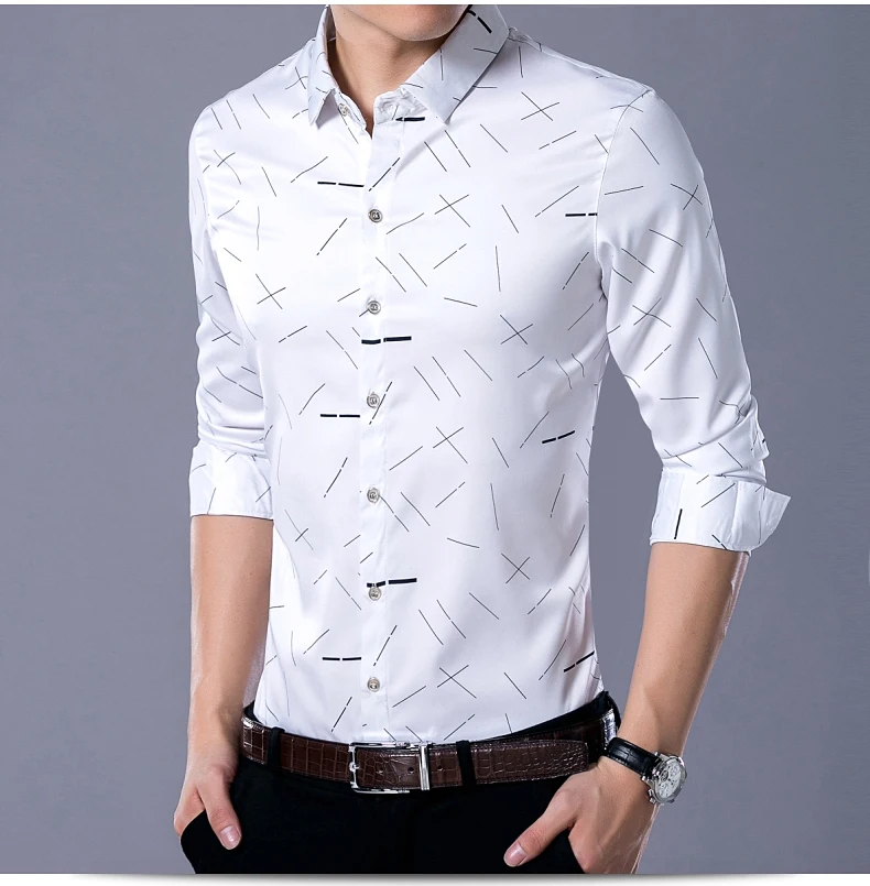 2022 Social Long Sleeve, Slim Fit Shirts-5