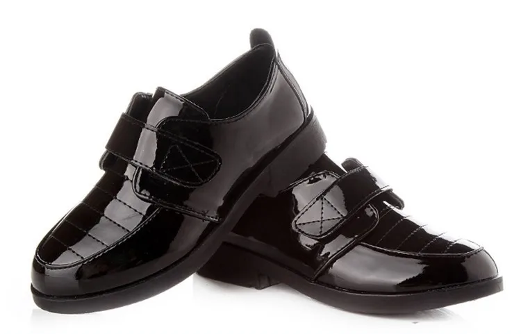 Модная детская Свадебная обувь; вечерние весенние дышащие туфли для мальчиков; кожаная детская обувь; белые, черные ботинки школьные для мальчиков; TX71