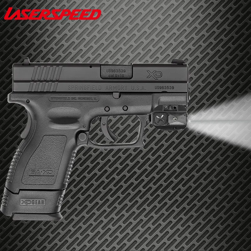 LS-CL3 Тактический ИК-лазер и светодиодный светильник со вспышкой комбинированная Функция стробоскопа алюминиевый сплав Глок лазерный прицел пистолет светильник