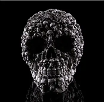 

Interior decoration resin skeleton head Halloween whole person medical mold home skeleton mask statue home decoration wedding