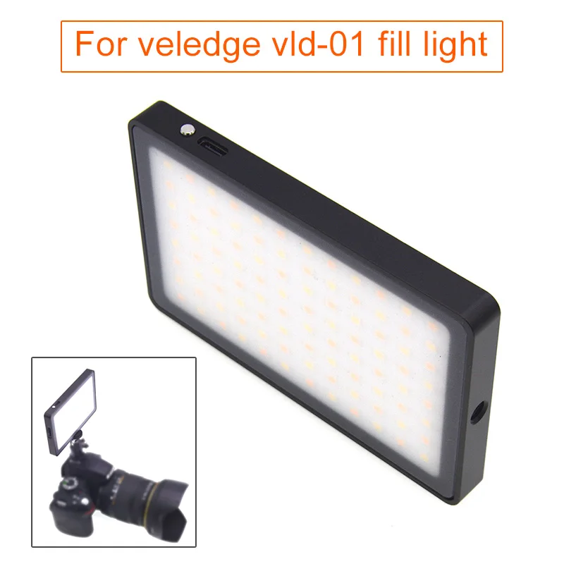 

Camera Photo Fill Light with Magnetic OLED Display 96 LED for DSLR Camera Video SD998