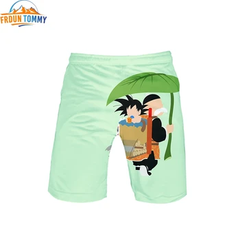 

new fashion print Dragon Ball summer men hot sale high quality hip pop trend shorts cool popular casual short