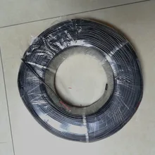 1 Катушка 300 м черный кабель, 22AWG, 2 ядра, ПВХ кабель 300 В 80°c