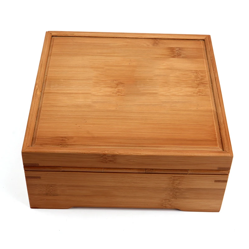 Индивидуальные бамбуковые деревянные коробки, коробка для хранения, натуральная деревянная упаковочная коробка, декоративная коробка для украшений, чехол для свадебного подарка, ZSN-10 для дома