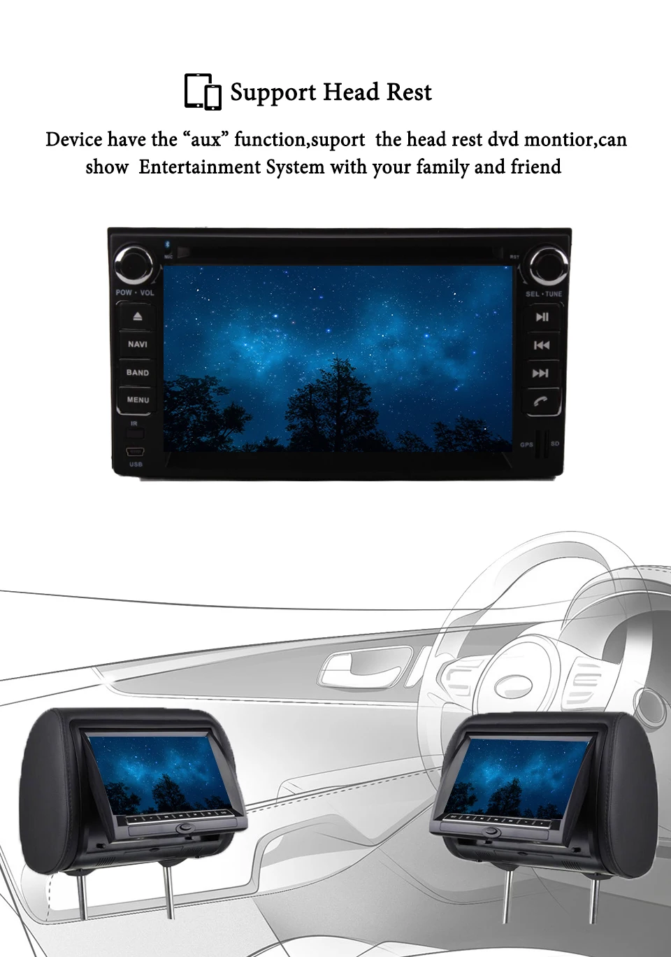 Best 6.2 inch Android 9.0 Octa Core Car Radio GPS Navi Car DVD Player For Kia Carens Carnival Rio Optima Ceed Picanto Head Unit BT 11