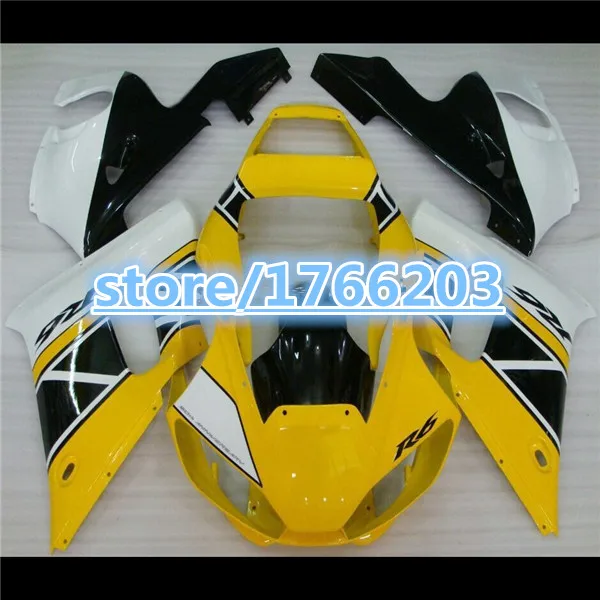 Yzf R6 Abs Kit Carenatura Completa Per R6 Yzf R6 1998 1999 2000 2001 2002 Giallo Nero Bianco Yzf R6 98-02 Carene Ning