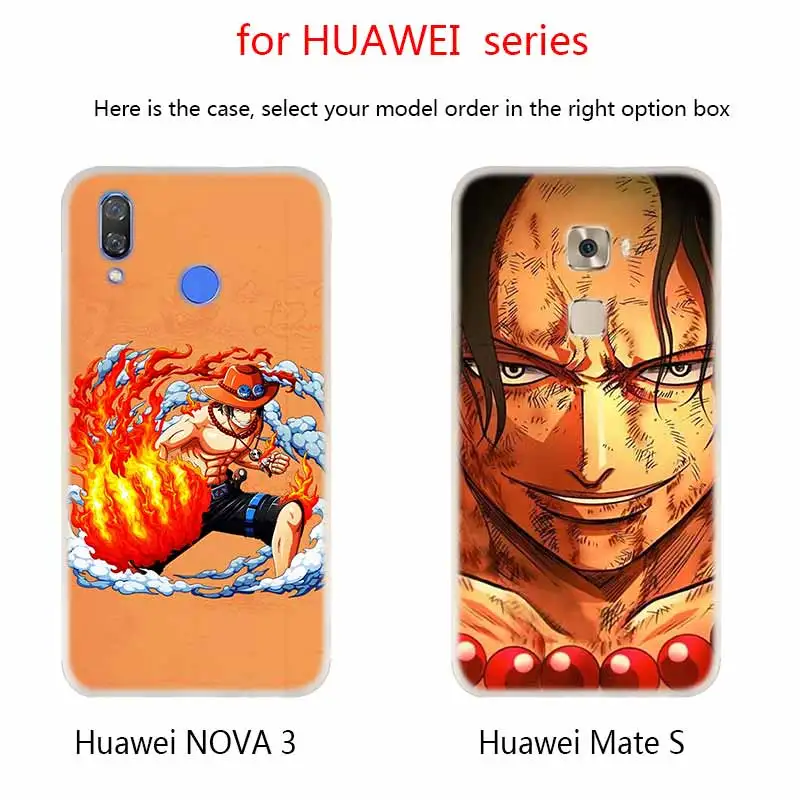 Чехол из японского аниме ONE PIECE мягкие силиконовые чехлы для Huawei Mate 10 Lite 20 Pro 20X S Y5