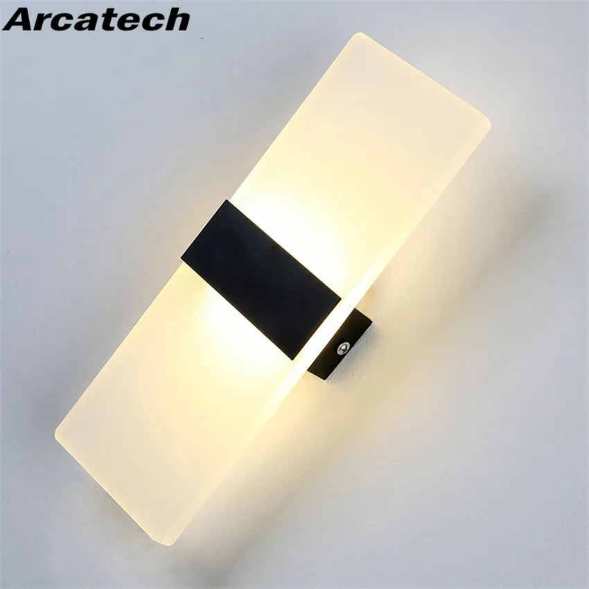 12w Led Wall Lights Indoor Living Room Wall Lamp Modern Acrylic