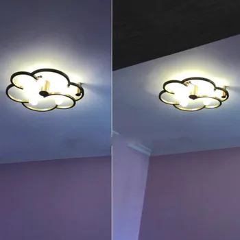 شراءصالون سحابة شكل السقف مصباح الحديثة المطبخ النحاس Led أضواء السقف الجدة لماعة ل حديقة مطعم غرفة المعيشة الشمعدان