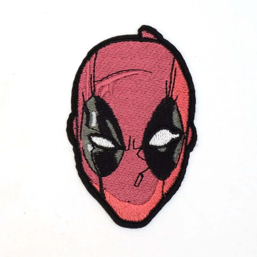 1pcs deadpool face mask iron on patch marvel comic anti hero craft 1pcs deadpool face mask iron on patch marvel comic