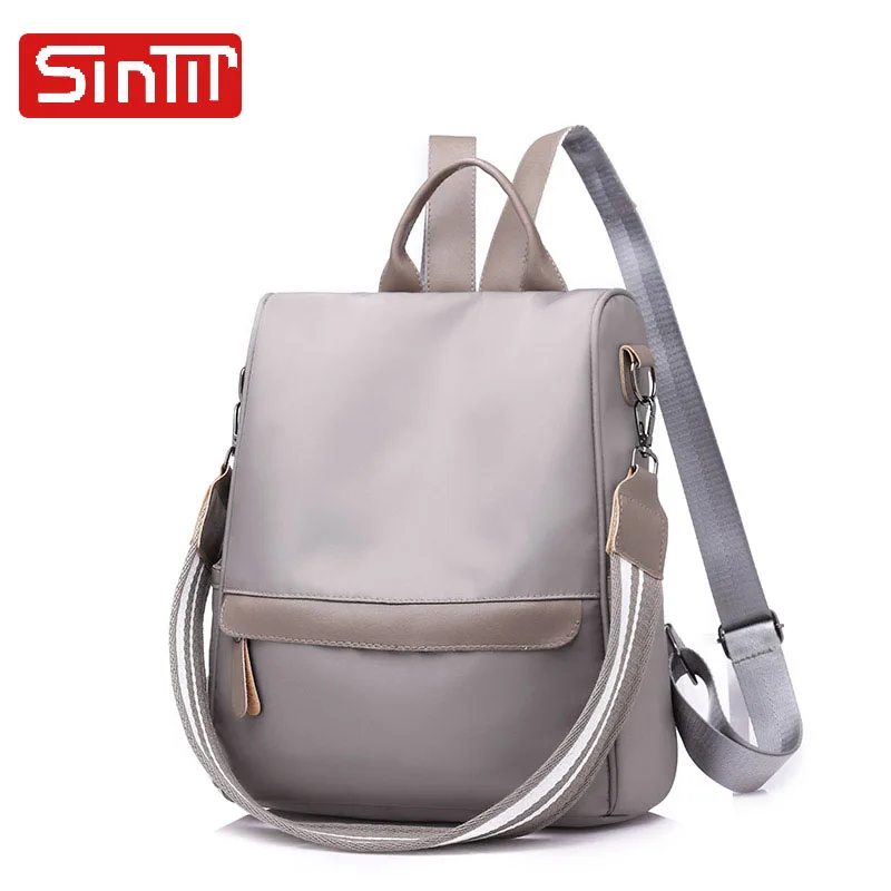 

SINTIR High Quality Waterproof Nylon Women Backpack Fashion School Bags For Teenager Girls Big Top-handle Ladies Shoulder Bags