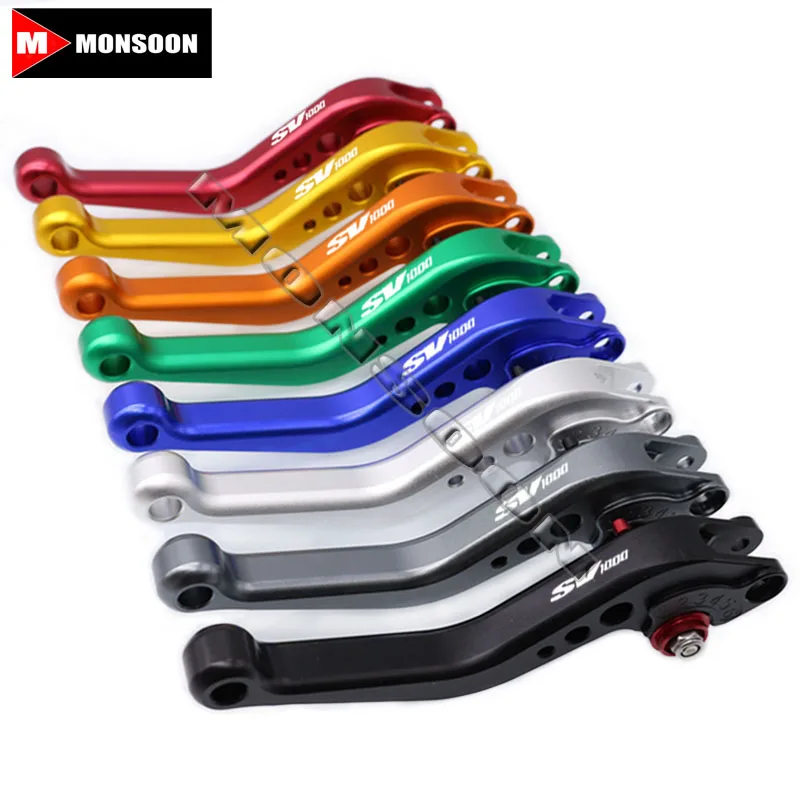 

For SUZUKI SV1000 SV 1000 SV1000S SV 1000S 2003-2007 Motorcycle Accessories Aluminum short Brake Clutch Levers Gold 8 Colors