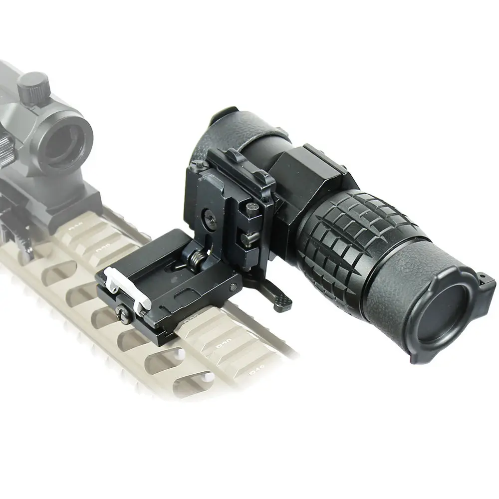 

Tactical QD 3X Magnifier Air rifle Scope Fip Riflescope With Quick Release Mount For Ak rifle scope weapon telescope sight