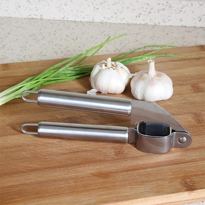 1pc High Quality Stainless Steel Garlic Press Hot Kitchen Vegetable