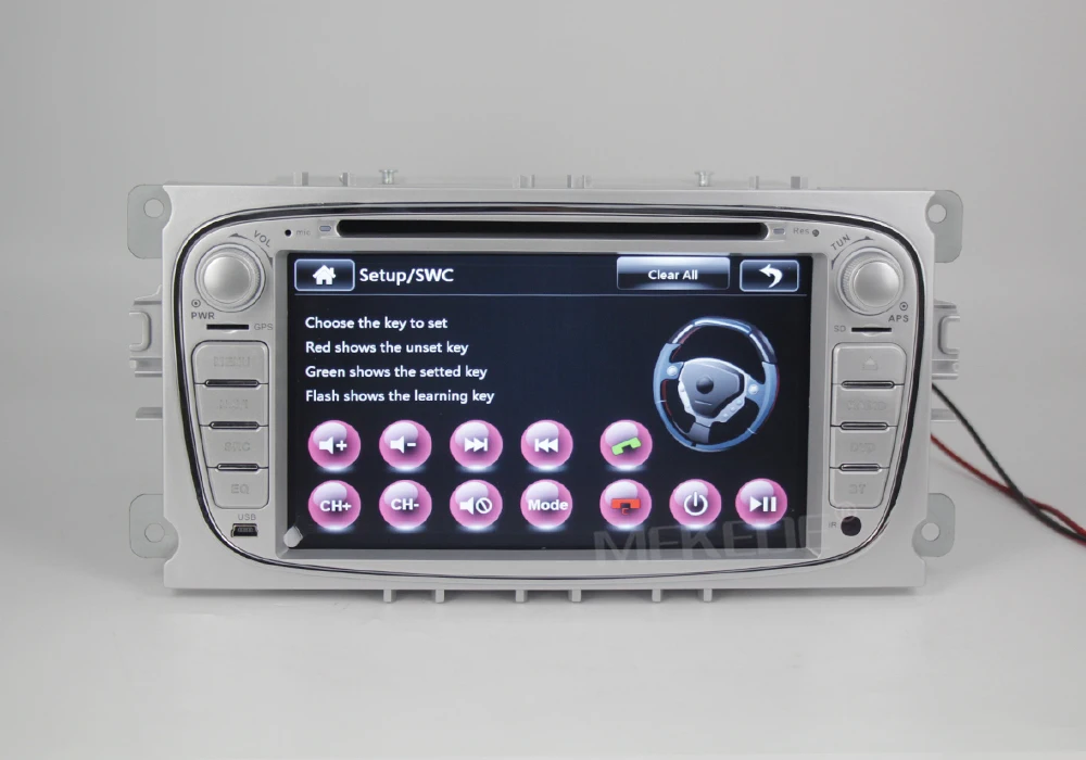 2DIN автомобильный dvd-плеер gps Navi для Ford Focus Mondeo Galaxy Kuga с аудио Радио Стерео головное устройство BT RDS карта Микрофон