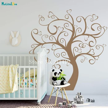 

Tree of Hearts Wall Sticker This Tree Opens up Every Heart Home Decor For Living Room Removable Neursery Art Murals Gift YT603