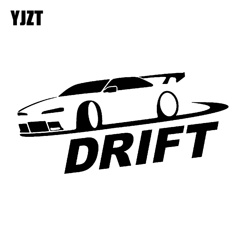 Us 113 40 Offyjzt 181cm88cm Interesting Car Outline Drift Car Styling Car Sticker Decal Black Silver Vinyl C11 1444 In Car Stickers From