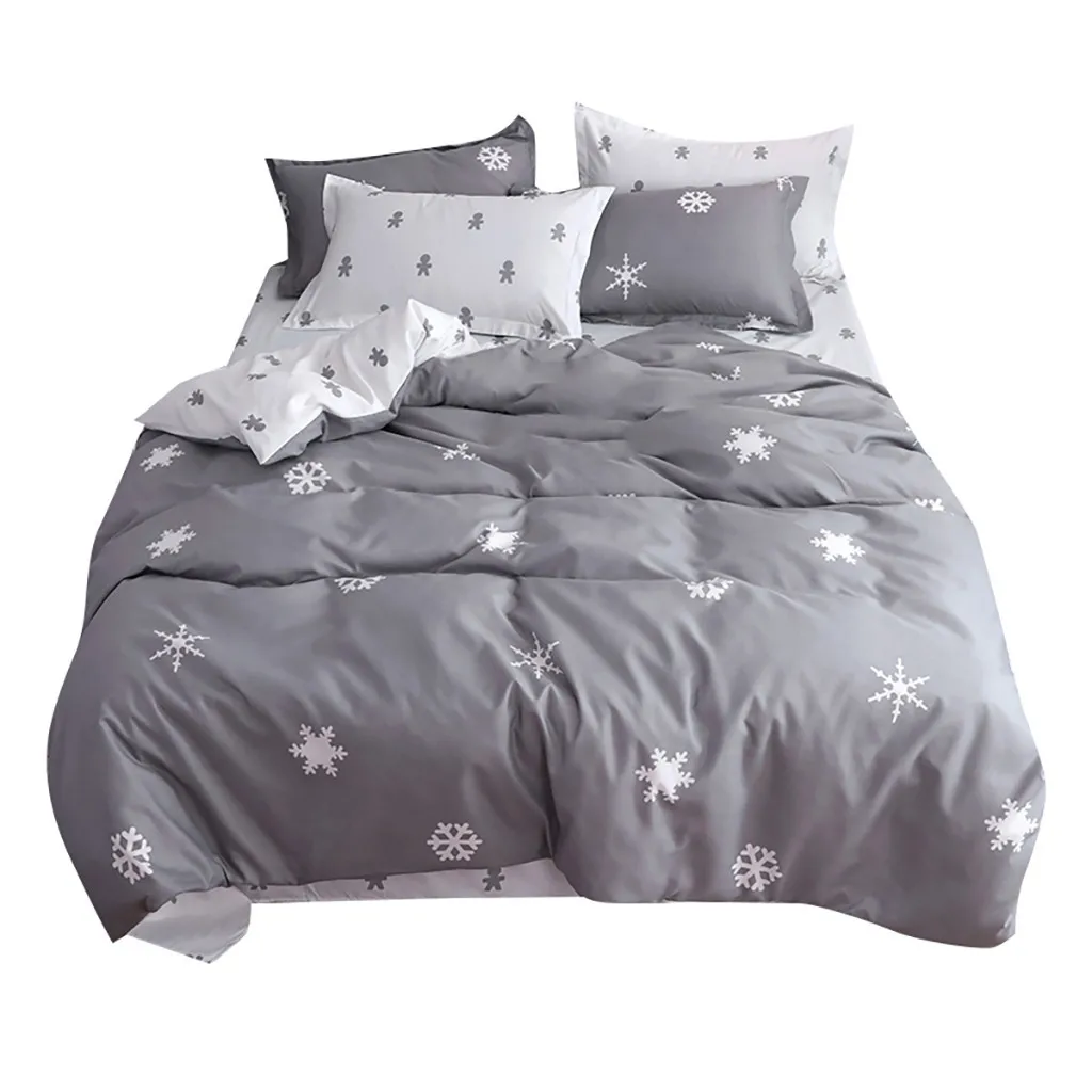 

Four-Piece Quilt Cover, Full Size Pillowcase On Snow drop shipping new products selling well