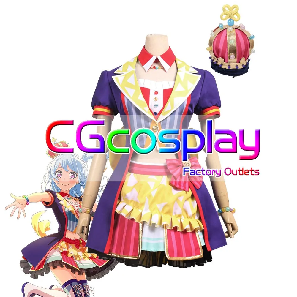 CGCOS Express BanG Dream! Hello HappyWorld 2nd один Matsubara Kanon форма аниме игры Косплэй Хэллоуина| |