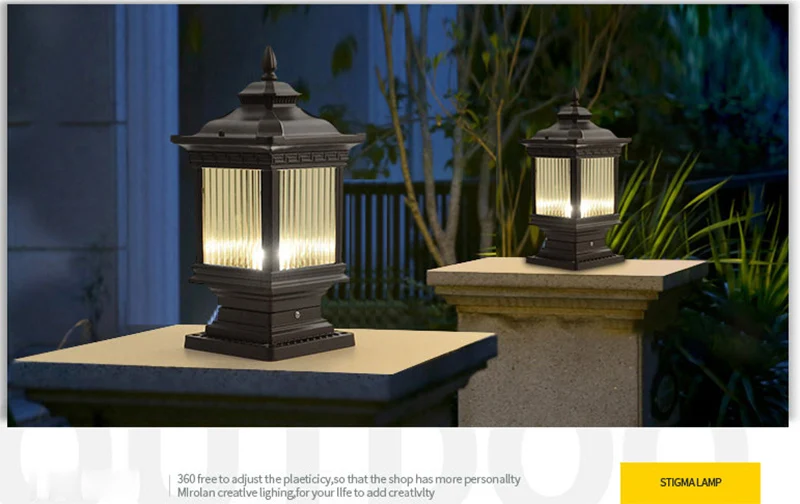 220v 110v электрическая светодиодная Водонепроницаемый Открытый Пейзаж сада освещение лампа Lanterms для улицы Освещение для дома патио снаружи