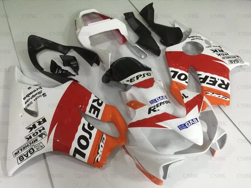 Неокрашенный обтекатель для мотоцикла CBR 600 2001 - 2003 набор всего тела Honda Cbr600 REPSOL Abs