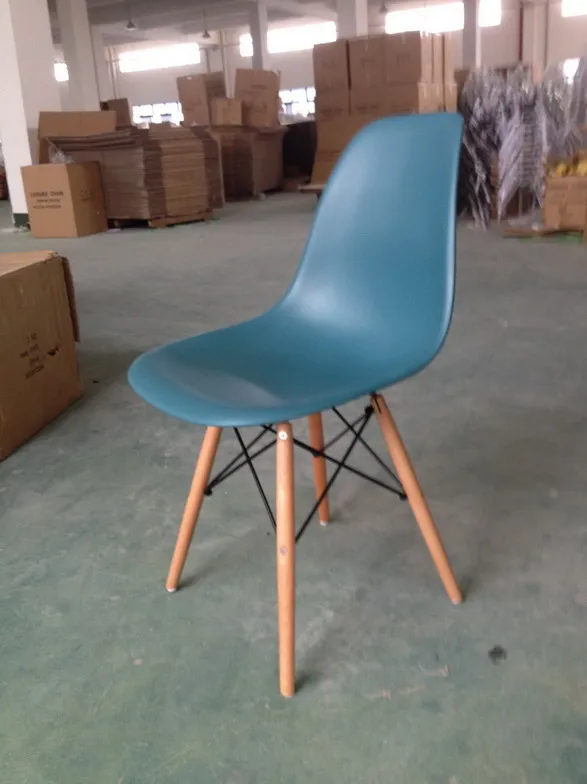 Современный дизайн обеденный стул со спинкой с деревянными ножками/пластиковый модный дизайн классический боковой стул/Лофт стиль кафе столовая Chair-6PCS набор