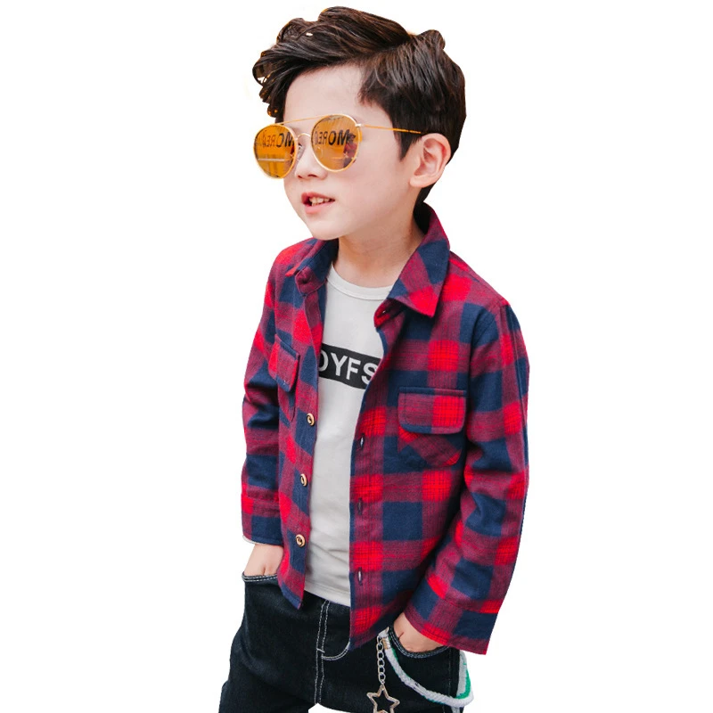 5 6 7 8 9 10 11 12 13 14 15 Ans Plaid Blouse Pour Les Adolescents Bebe Garcon Automne Usure 17 A Manches Longues Harem Chemises Enfants Garcon Vetements Aliexpress