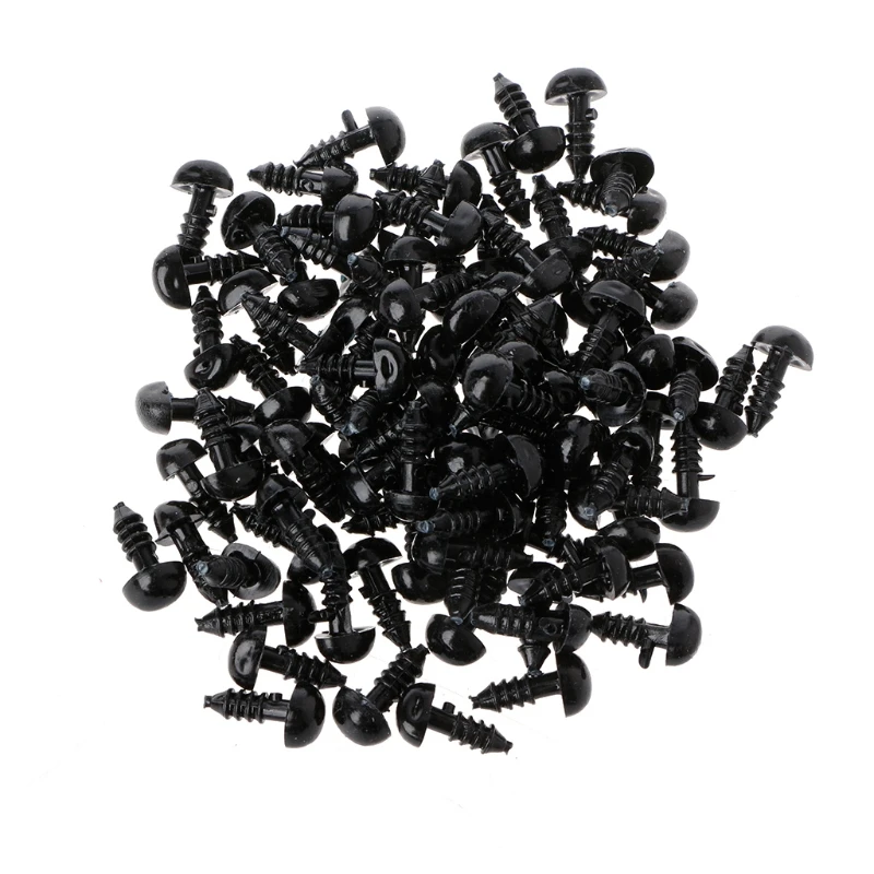 

Affordable 100Pcs Plastic Safety Triangle Velvet Noses For Animal Puppet Teddy Bear Doll