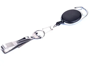 

200PCS Portable Stainless Steel Key chain Nipper Line Cutter Hook Eye Cleaner Quick Knot Tools Hook Sharpener Fly Tying Tool
