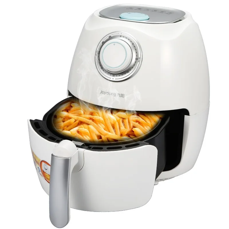 

WUXEY Electric Deep Air Fryer White 2.5L Fryer with Dimensional Hot Air Cycle Heating Timing Temperature Control Homemade KFC