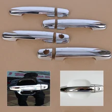 beler Chrome Door Handle Cover W/Smart Key Hole For Toyota Hilux Vigo Sr5 Mk6 Pickup 2005 – 2008 2009 2010 2011 2012 2013 2014