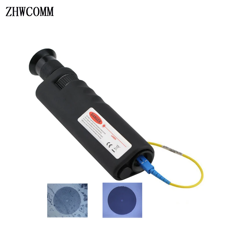 

ZHWCOMM High precision 2.5mm&1.25mm Adapter universal Handheld 400x Fiber Optical Inspection Microscope Free Shipping