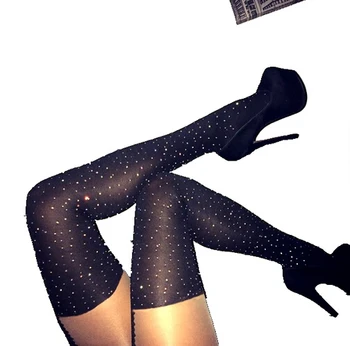 

New Fashion Women Lace Top Stay Up Thigh-Highs Stocking Nylons Hosiery Pantyhose Women Sexy