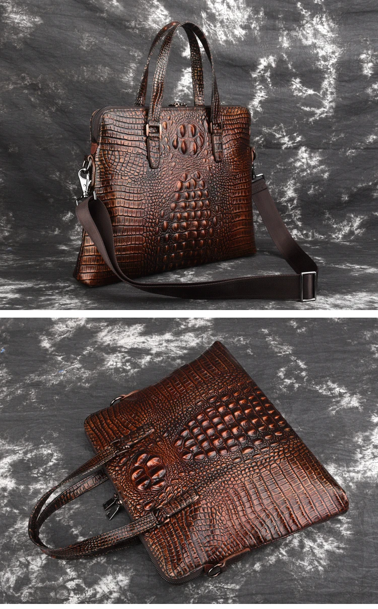 dos homens de negócios maleta masculino bolsa