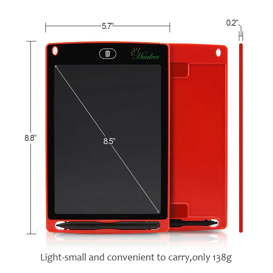 8,5 дюймов ЖК-планшет Цифровой чертеж планшет почерк колодки портативный электронный планшет доска ультра-тонкая доска Детский подарок