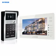DIYSECUR 7 inch HD TFT Color LCD Monitor Video Door Phone Video Intercom Doorbell 300000 Pixels Night Vision Camera