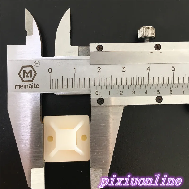 100 шт. DS144Y 20 мм* 20 мм белый клейкий кабель на молнии зажимы крепление для кабельного хомута провода фиксации держатель зажим хорошее качество на продажу