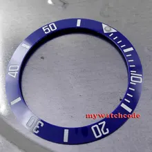 38 мм синий керамический Безель вставка для часы сделаны фабрика Parnis B4